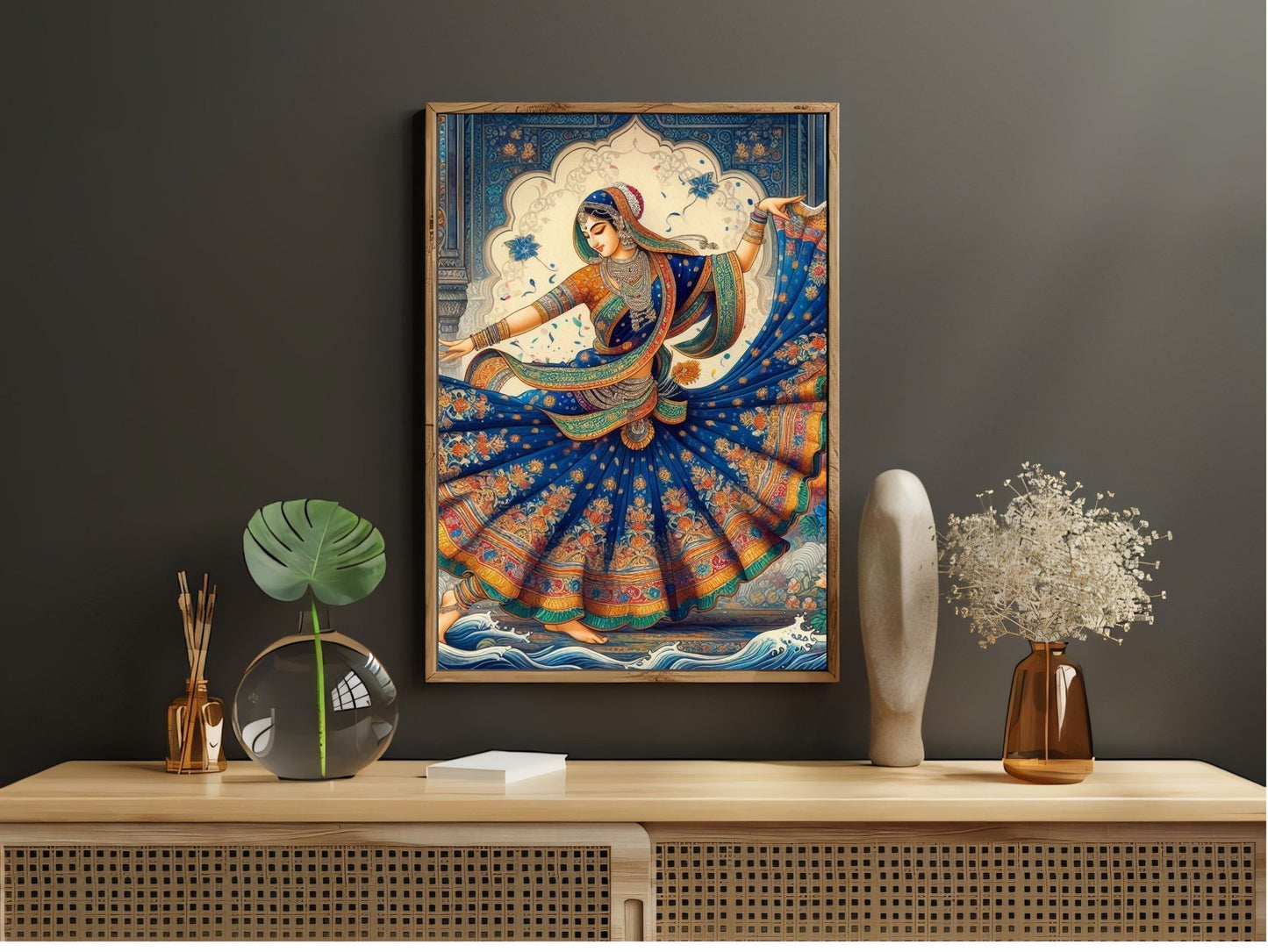 Elegant Canvas Wall Art for Living Room, Bedroom, Office - Modern Abstract Paintings - Framed Decorative Art