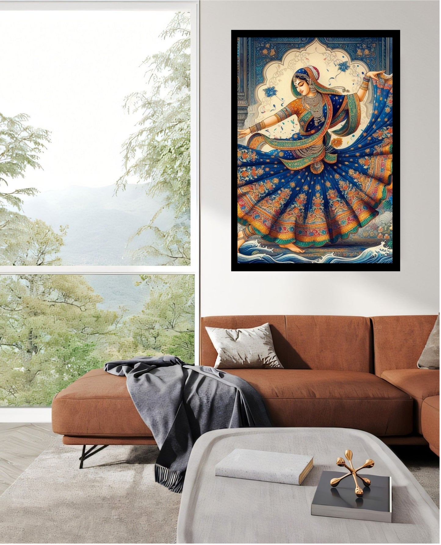 Elegant Canvas Wall Art for Living Room, Bedroom, Office - Modern Abstract Paintings - Framed Decorative Art