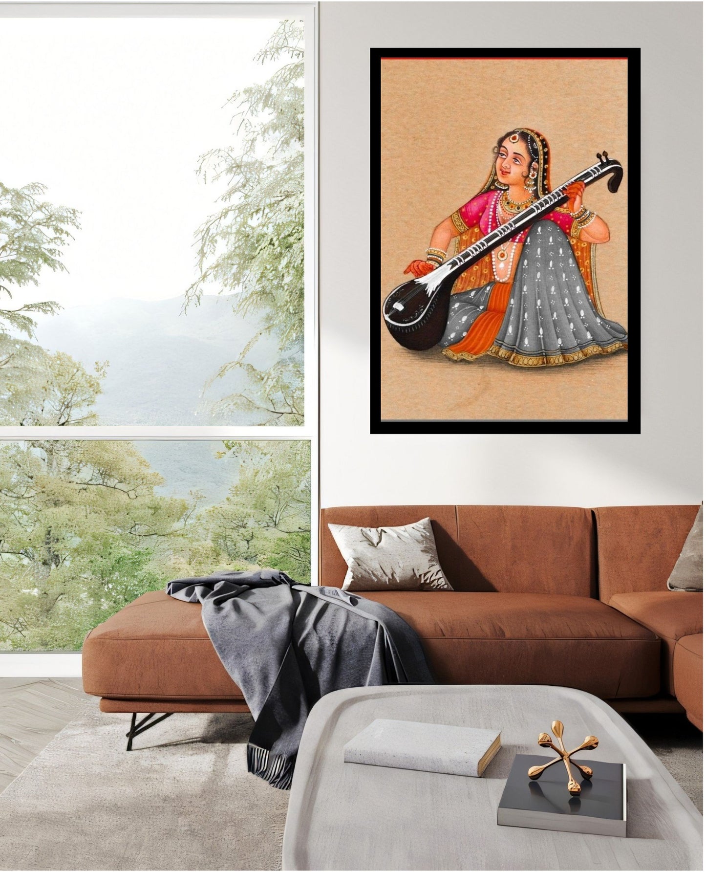 Elegant Canvas Wall Art for Living Room, Bedroom, Office - Modern Abstract Paintings - Framed Decorative Art