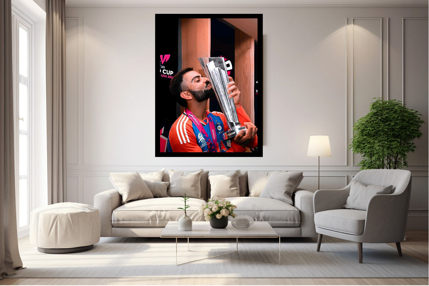 Virat Kohli Photo Frame, Poster Canvas – Premium Cricket Memorabilia