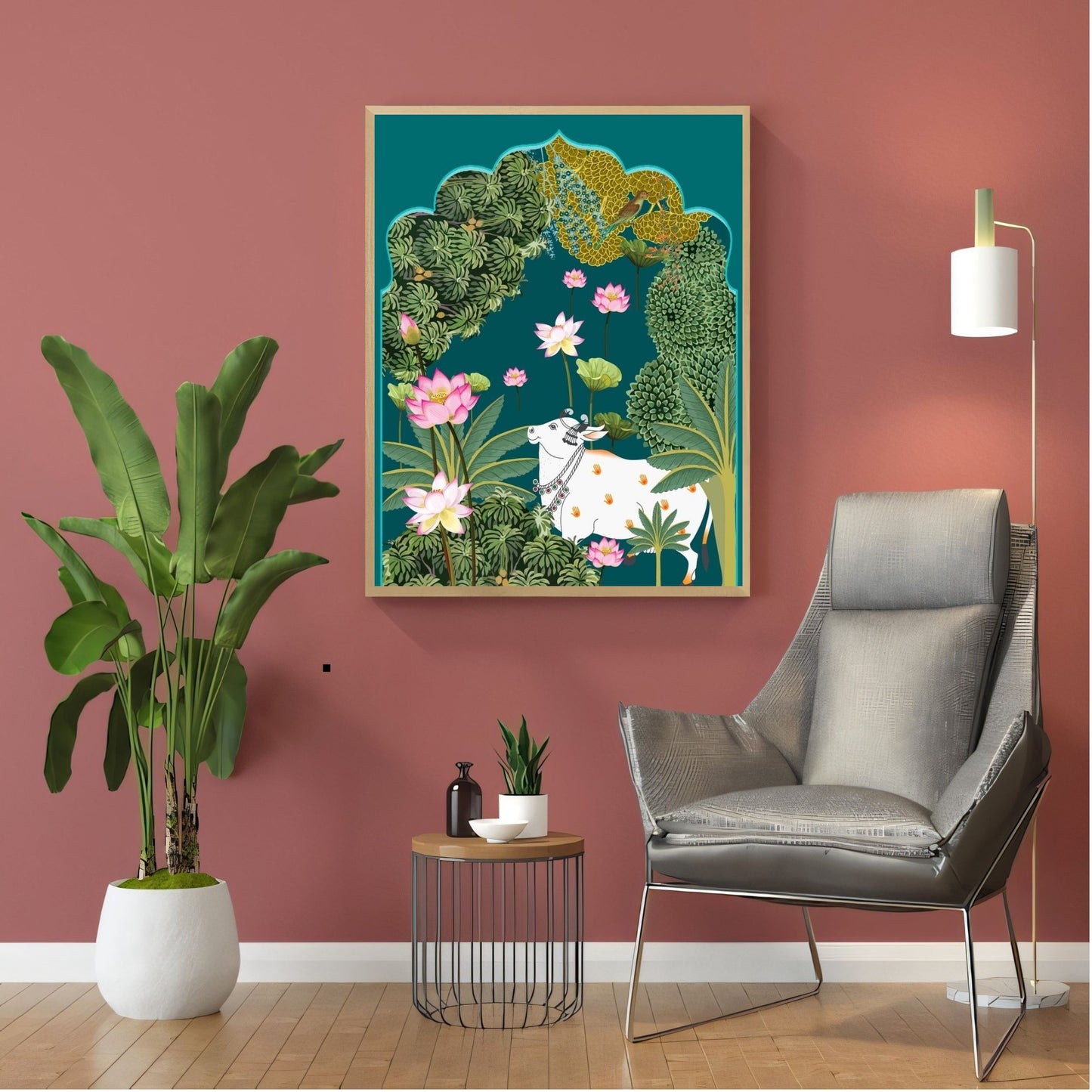 Elegant Canvas Wall Art for Living Room, Bedroom, Office - Modern Abstract Paintings - Framed Decorative Art