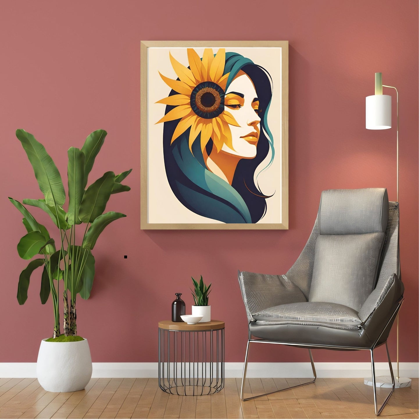 Elegant Canvas Wall Art for Living Room, Bedroom, Office - Modern Abstract Paintings - Framed Decorative Art