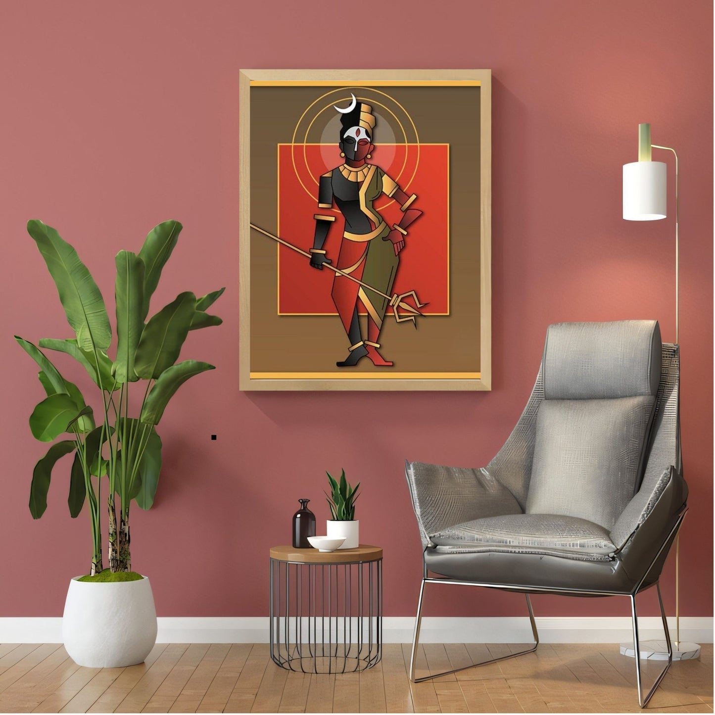 Elegant Canvas Wall Art for Living Room, Bedroom, Office - Modern Abstract Paintings - Framed Decorative Art