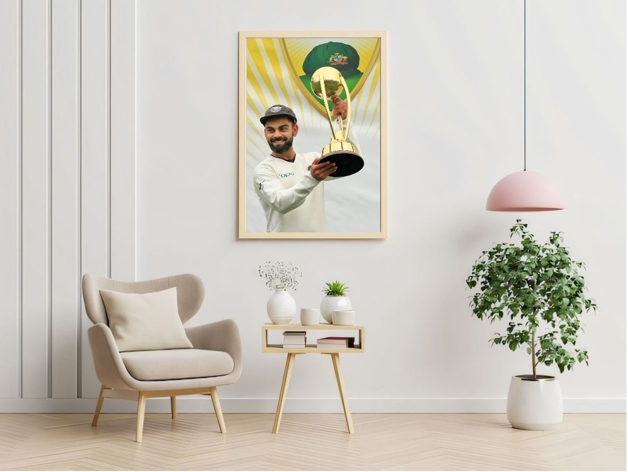 Virat Kohli Photo Frame, Poster Canvas – Premium Cricket Memorabilia