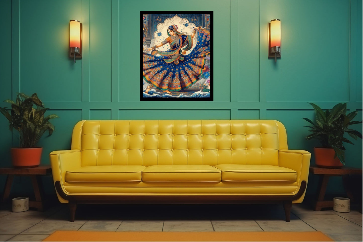 Elegant Canvas Wall Art for Living Room, Bedroom, Office - Modern Abstract Paintings - Framed Decorative Art