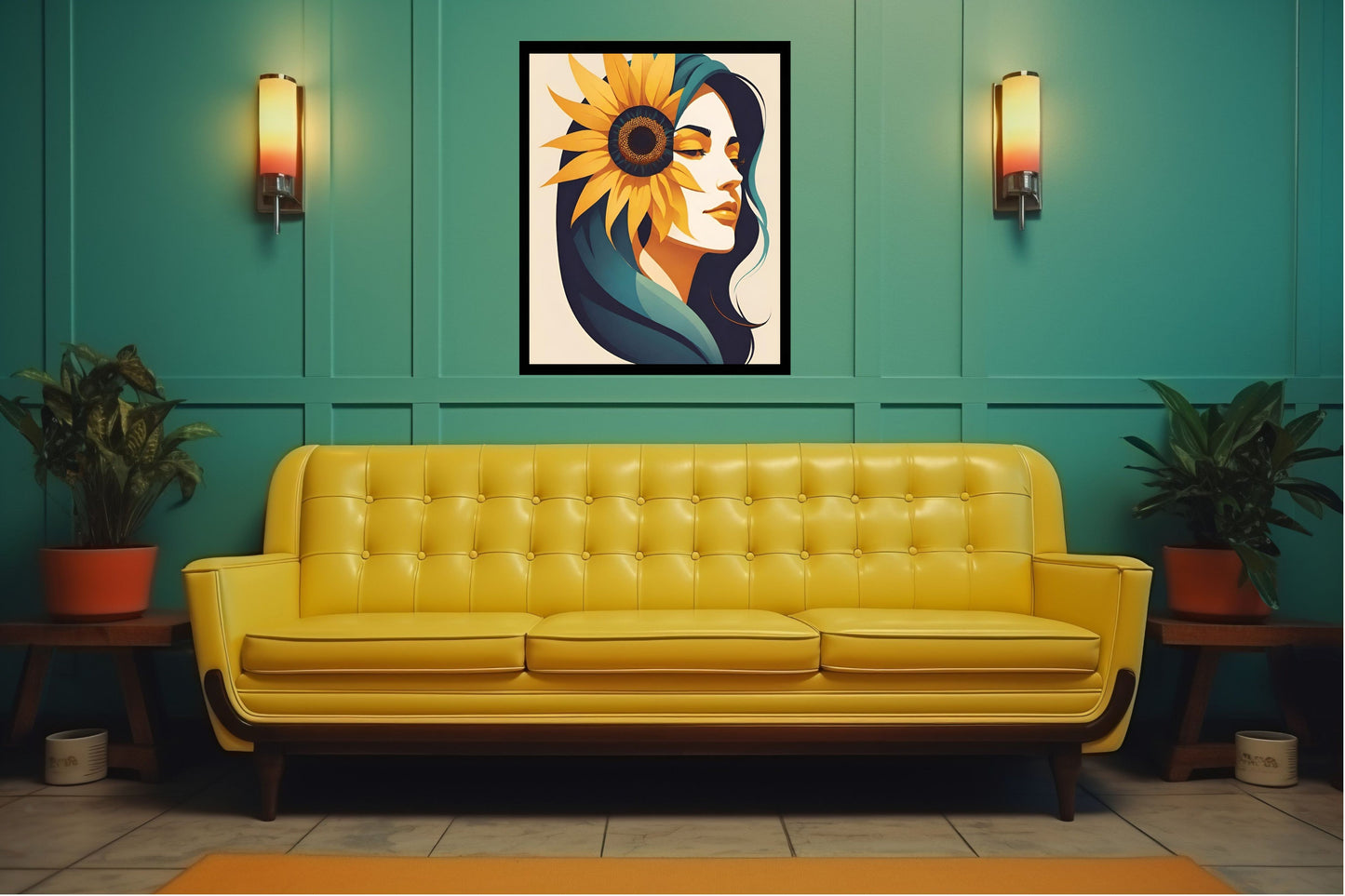 Elegant Canvas Wall Art for Living Room, Bedroom, Office - Modern Abstract Paintings - Framed Decorative Art