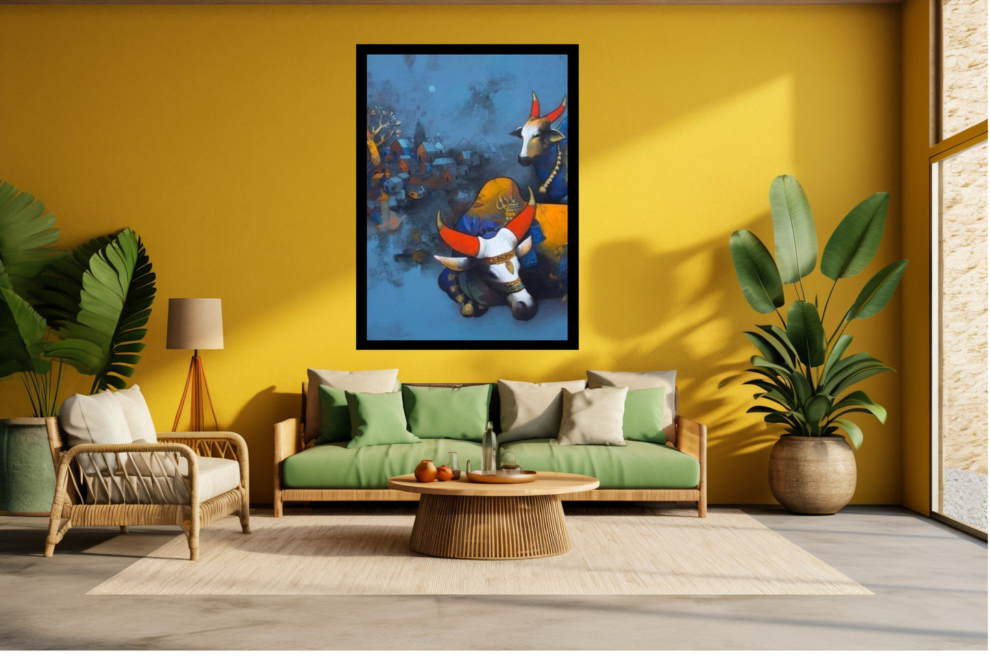 Elegant Canvas Wall Art for Living Room, Bedroom, Office - Modern Abstract Paintings - Framed Decorative Art