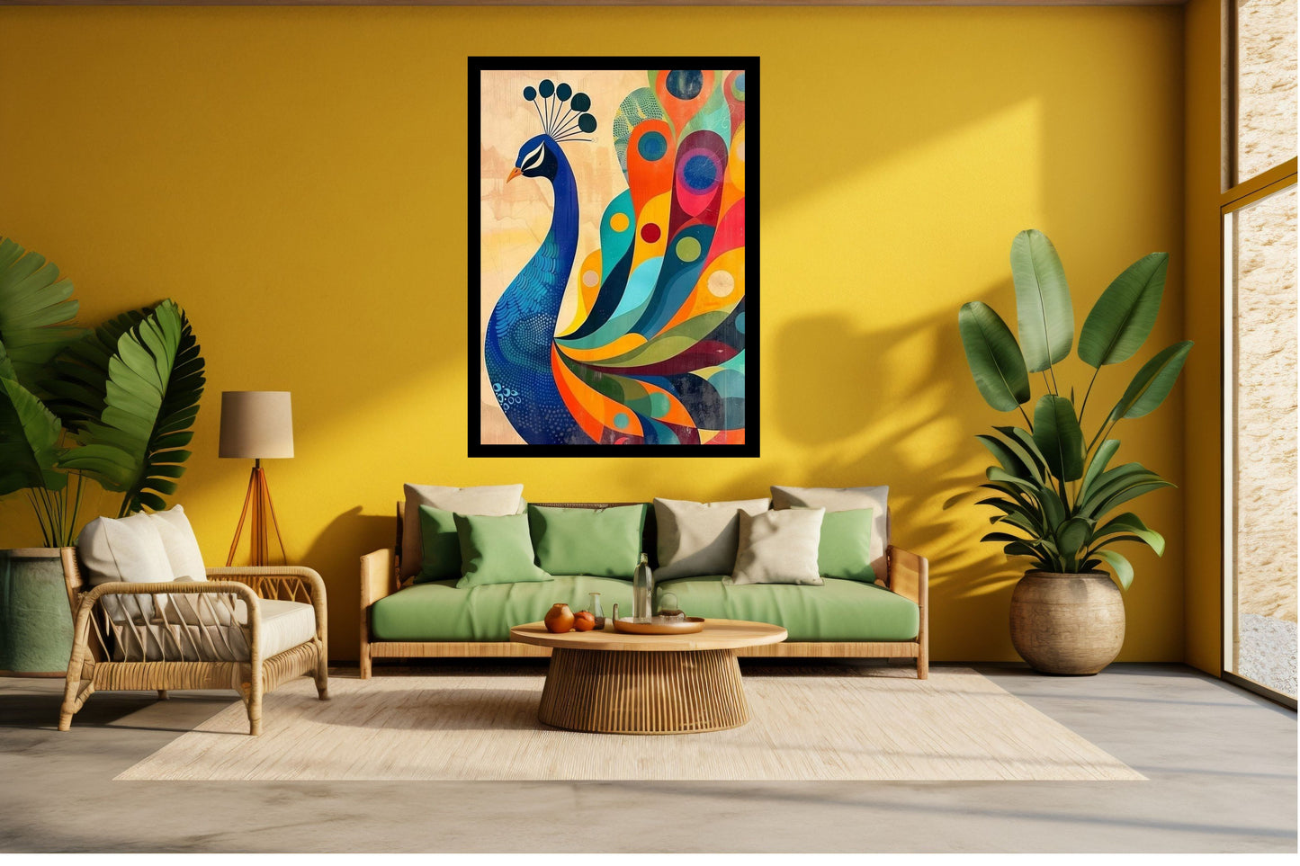 Elegant Canvas Wall Art for Living Room, Bedroom, Office - Modern Abstract Paintings - Framed Decorative Art