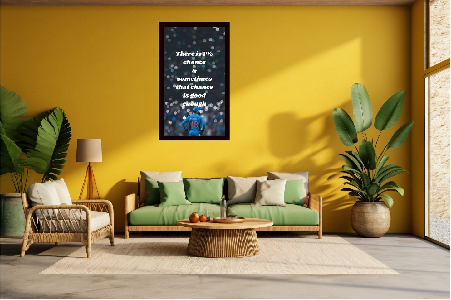 Virat Kohli Photo Frame, Poster Canvas – Premium Cricket Memorabilia