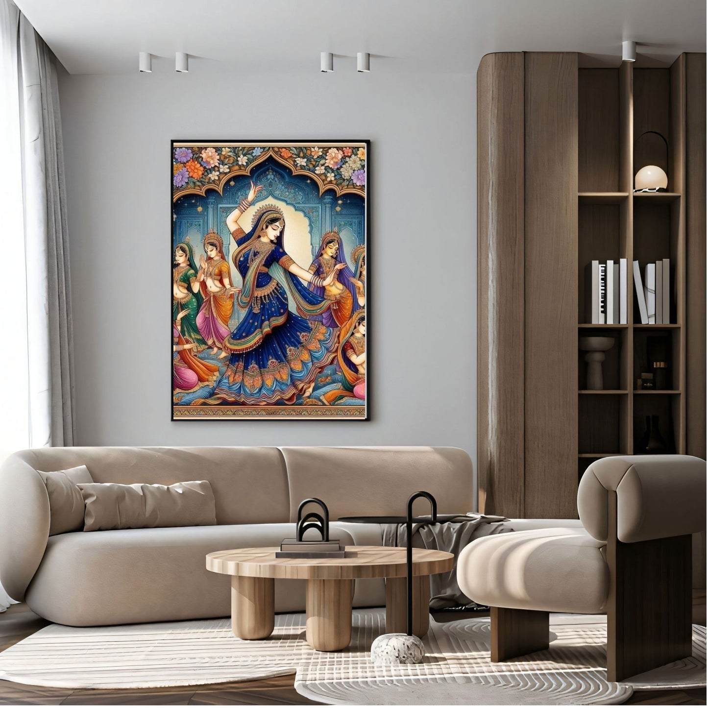 Elegant Wall Art for Living Room, Bedroom, Office - Modern Abstract Paintings - Framed Decorative Art