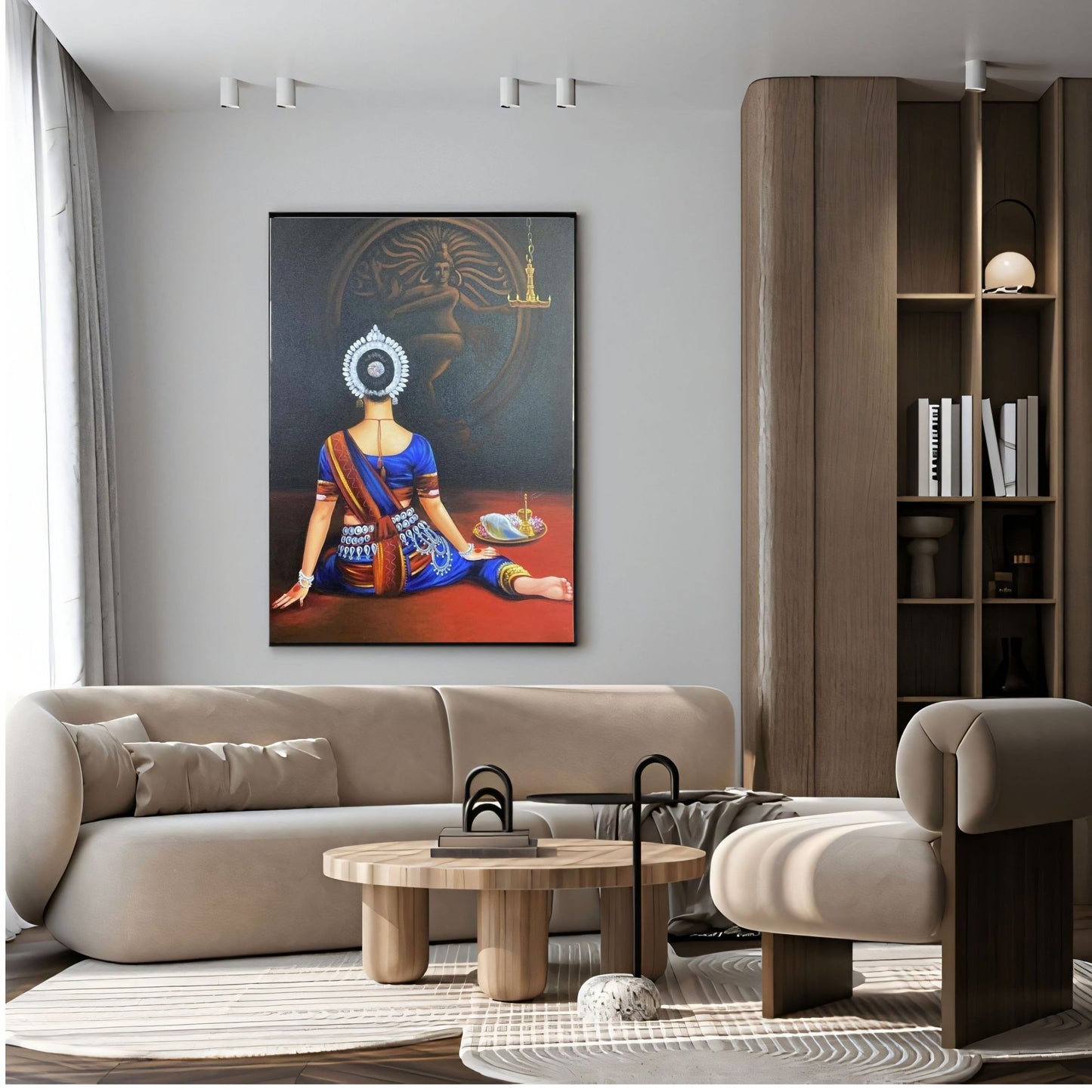 Elegant Canvas Wall Art for Living Room, Bedroom, Office - Modern Abstract Paintings - Framed Decorative Art