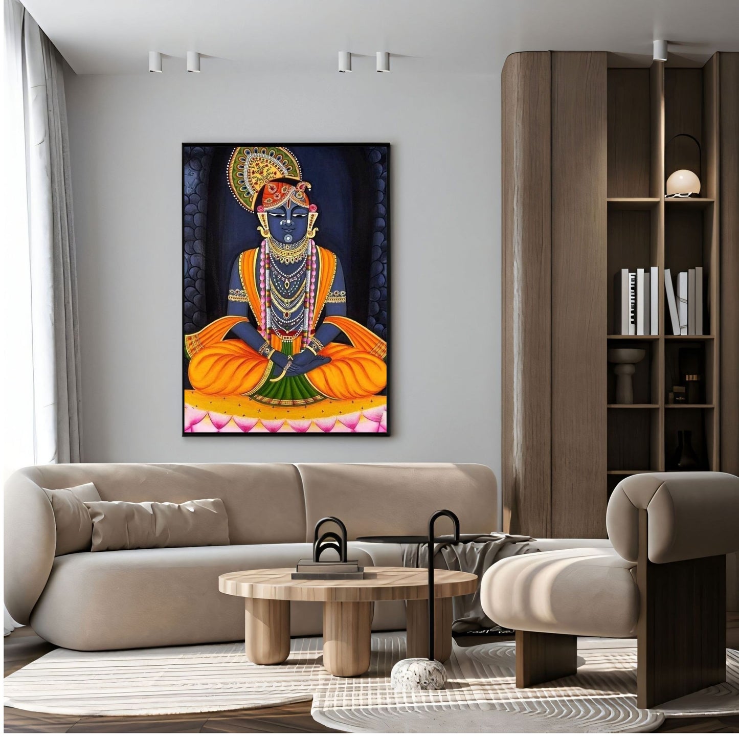 Elegant Canvas Wall Art for Living Room, Bedroom, Office - Modern Abstract Paintings - Framed Decorative Art