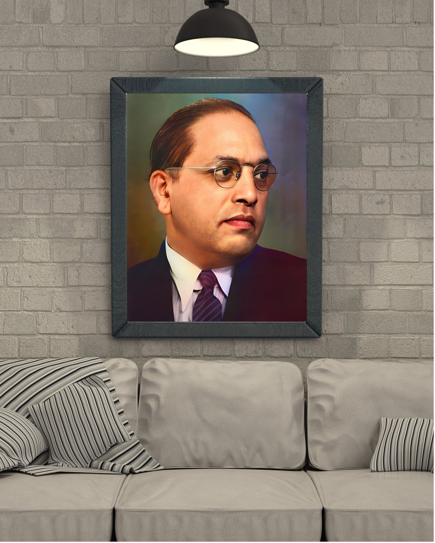 Dr. Babasaheb Ambedkar Photo Frame Wall Art with Frame