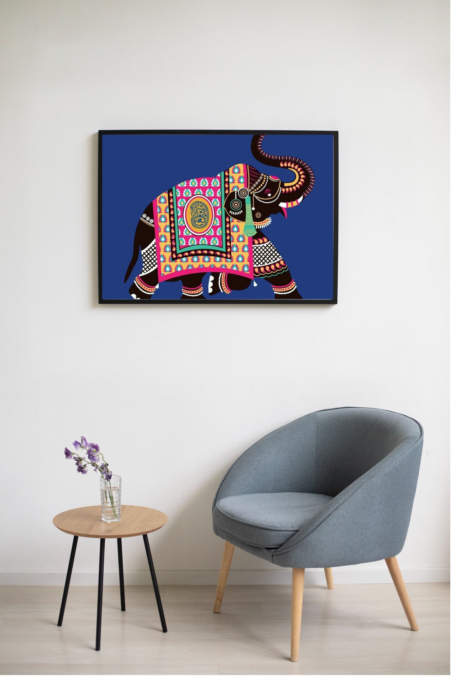 Elegant Canvas Wall Art for Living Room, Bedroom, Office - Modern Abstract Paintings - Framed Decorative Art