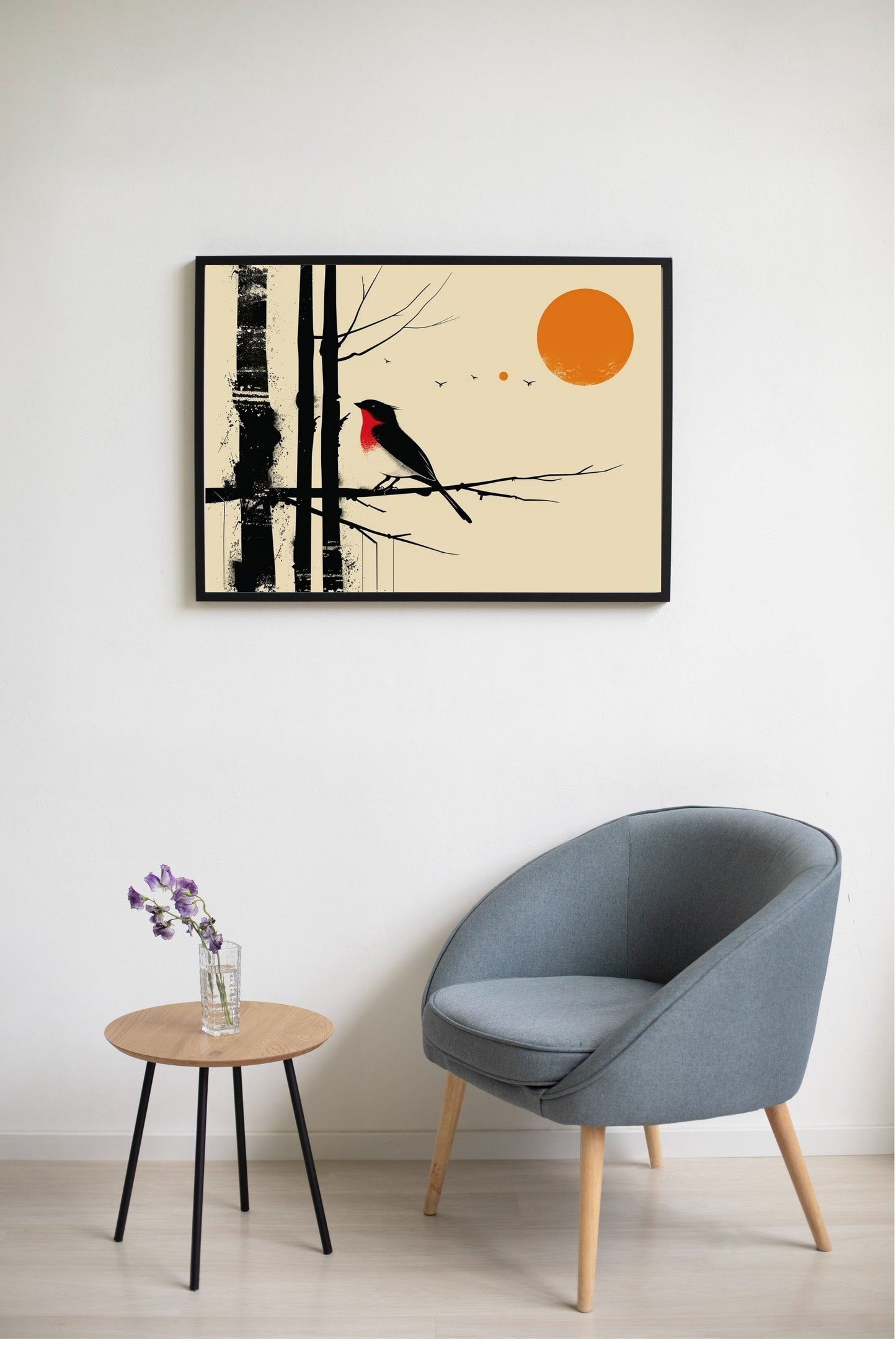 Elegant Canvas Wall Art for Living Room, Bedroom, Office - Modern Abstract Paintings - Framed Decorative Art