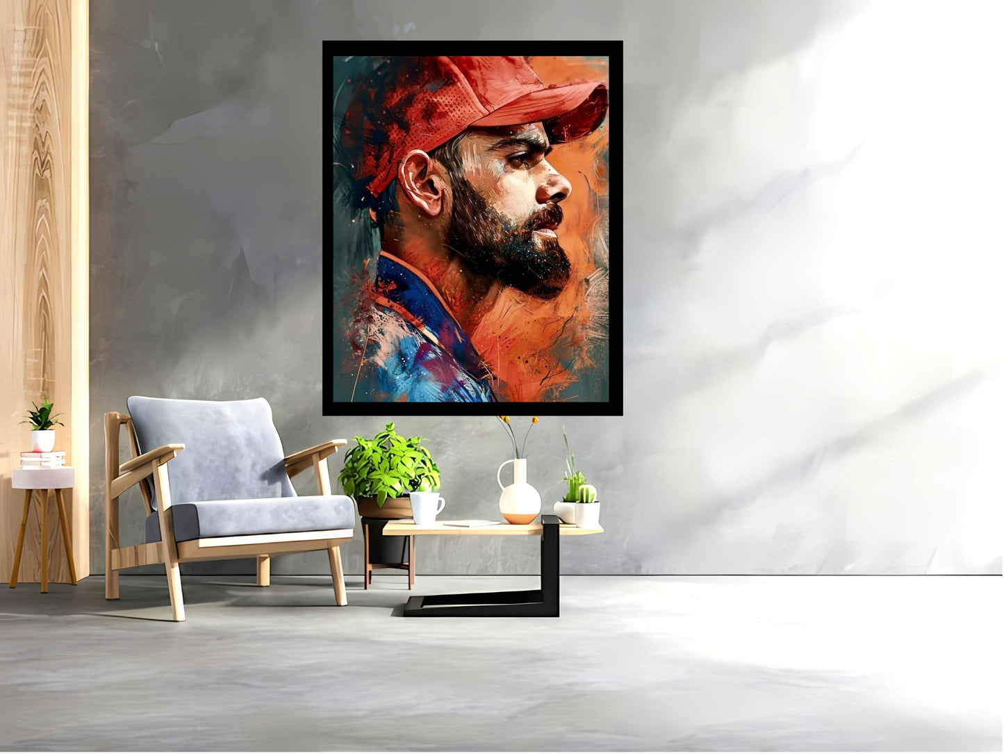 Virat Kohli Photo Frame, Poster Canvas  – Premium Cricket Memorabilia