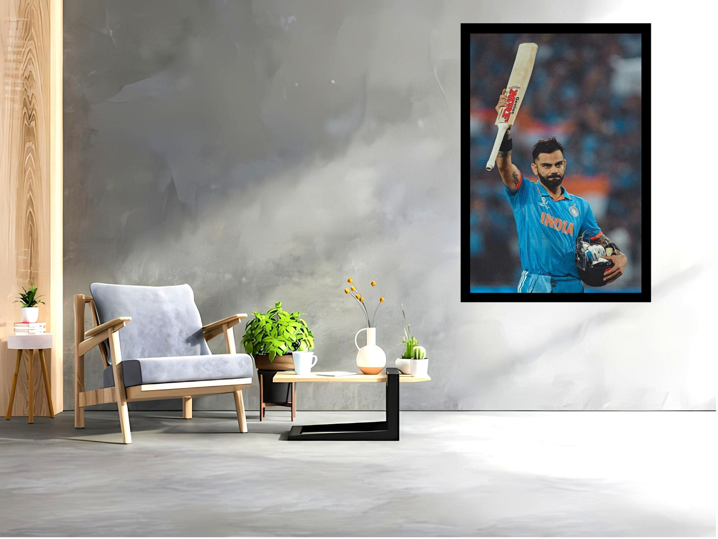 Virat Kohli Photo Frame, Poster Canvas  – Premium Cricket Memorabilia