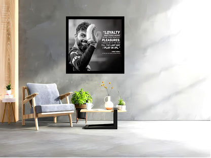 Virat Kohli Photo Frame, Poster Canvas  – Premium Cricket Memorabilia
