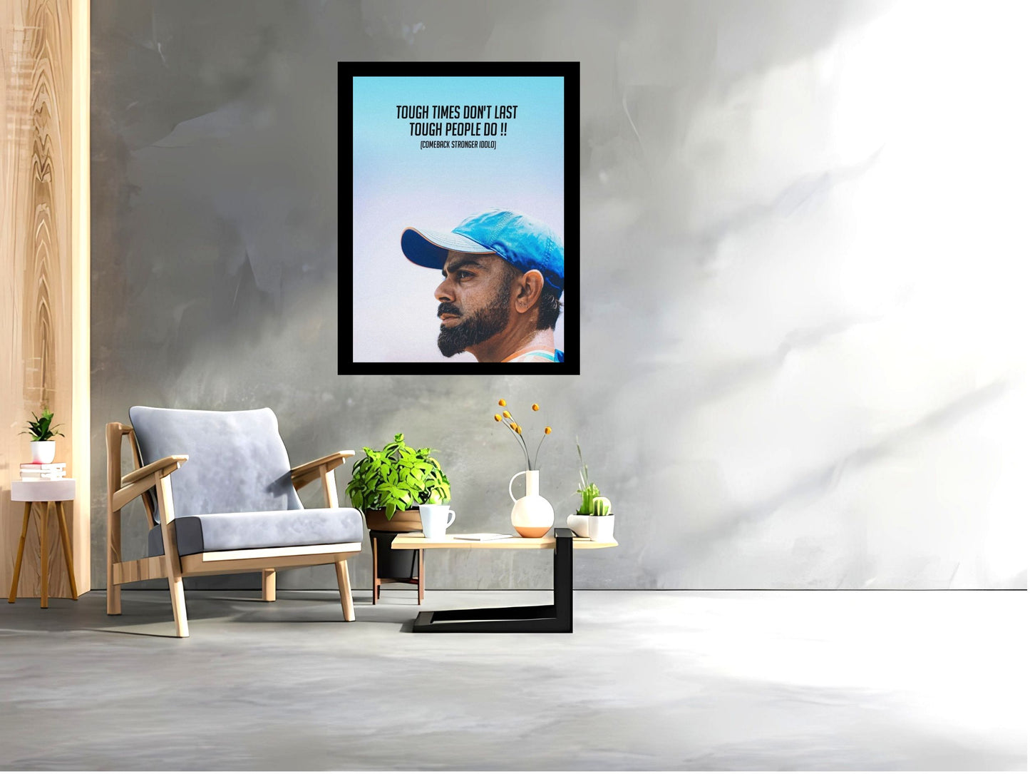 Virat Kohli Photo Frame, Poster Canvas  – Premium Cricket Memorabilia