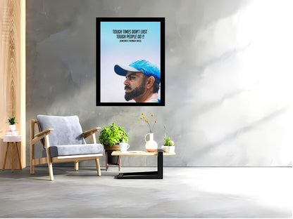 Virat Kohli Photo Frame, Poster Canvas  – Premium Cricket Memorabilia