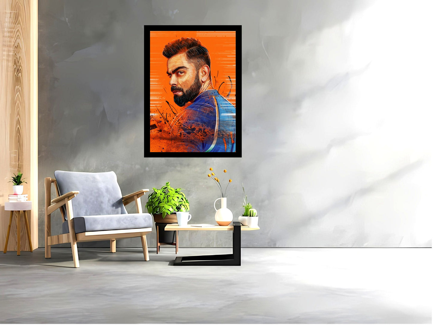 Virat Kohli Photo Frame, Poster Canvas  – Premium Cricket Memorabilia