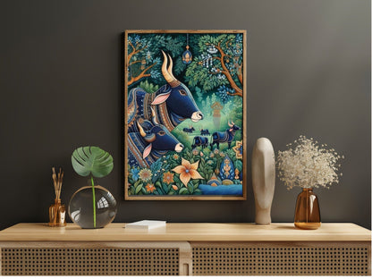 Elegant Canvas Wall Art for Living Room, Bedroom, Office - Modern Abstract Paintings - Framed Decorative Art