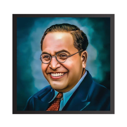 Dr. Babasaheb Ambedkar Photo Frame Wall Art with Frame