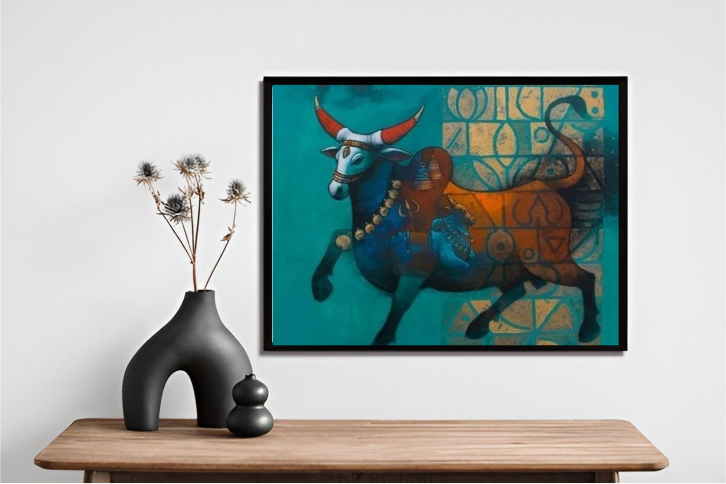 Elegant Canvas Wall Art for Living Room, Bedroom, Office - Modern Abstract Paintings - Framed Decorative Art