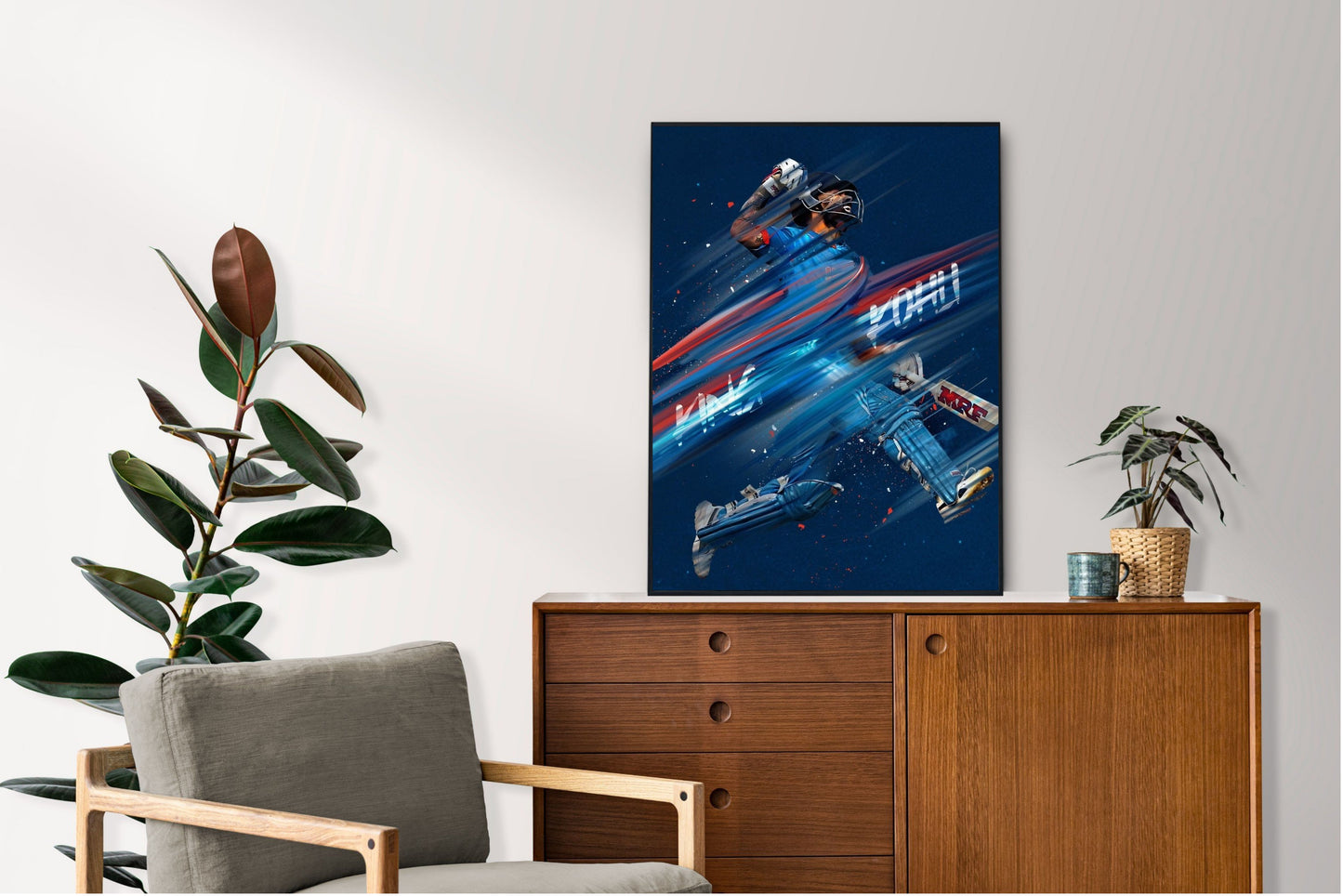 Virat Kohli Photo Frame, Poster Canvas  – Premium Cricket Memorabilia