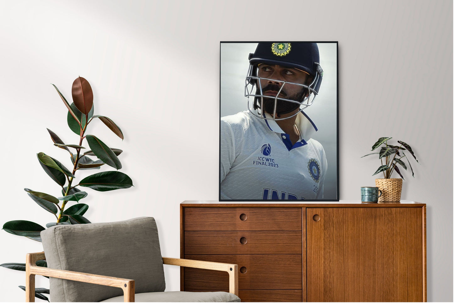 Virat Kohli Photo Frame, Poster Canvas  – Premium Cricket Memorabilia