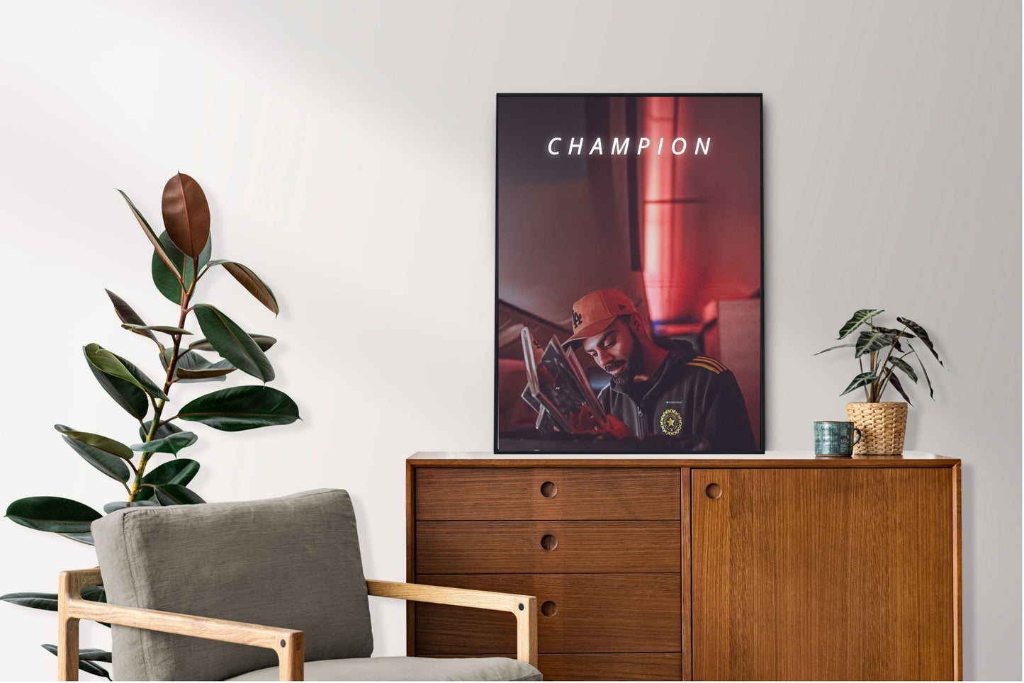 Virat Kohli Photo Frame, Poster Canvas  – Premium Cricket Memorabilia