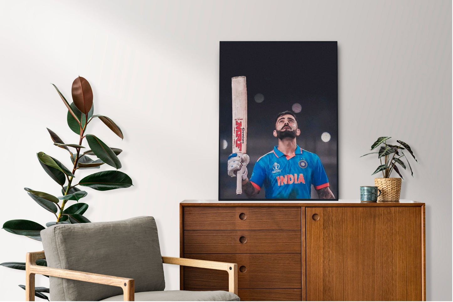 Virat Kohli Photo Frame, Poster Canvas  – Premium Cricket Memorabilia