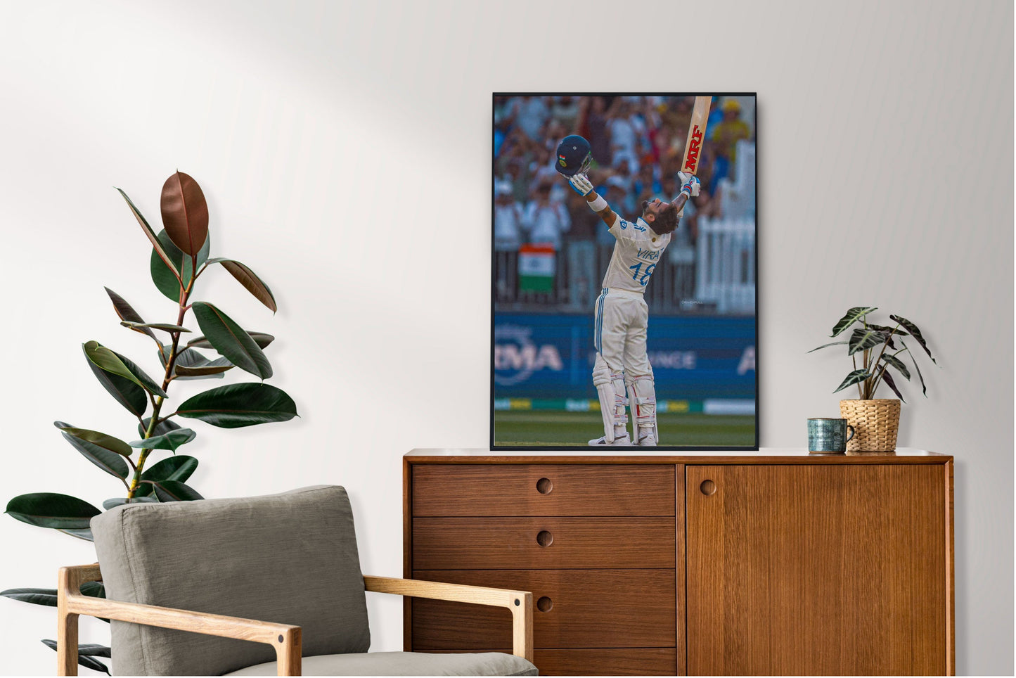 Virat Kohli Photo Frame, Poster Canvas  – Premium Cricket Memorabilia