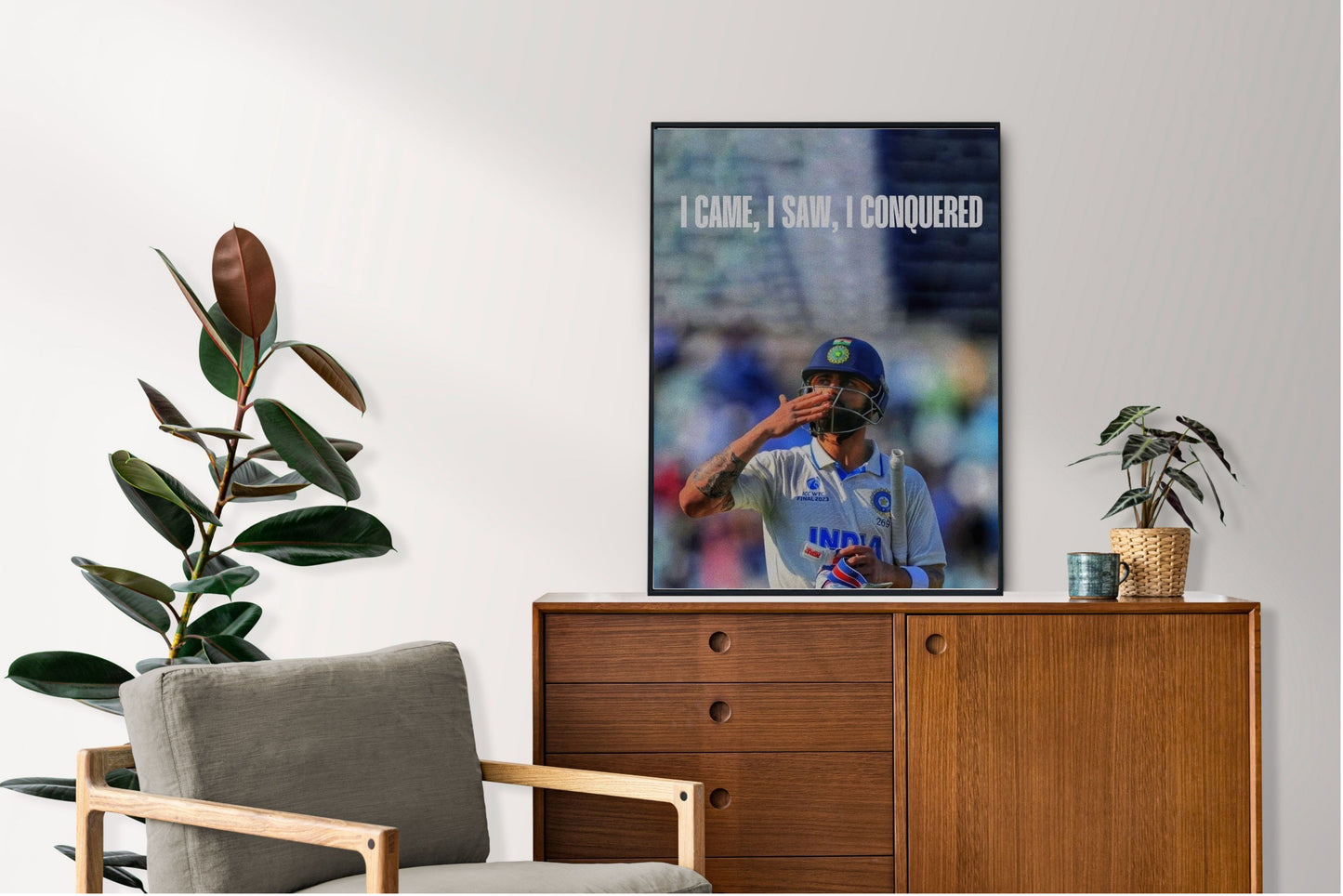 Virat Kohli Photo Frame, Poster Canvas  – Premium Cricket Memorabilia
