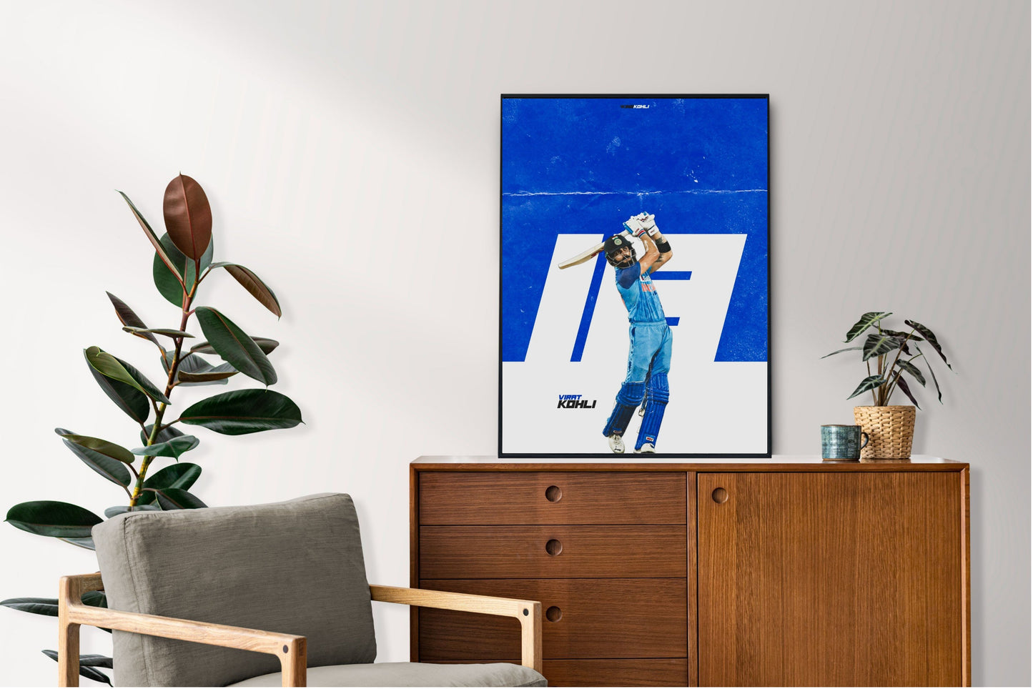 Virat Kohli Photo Frame, Poster Canvas  – Premium Cricket Memorabilia