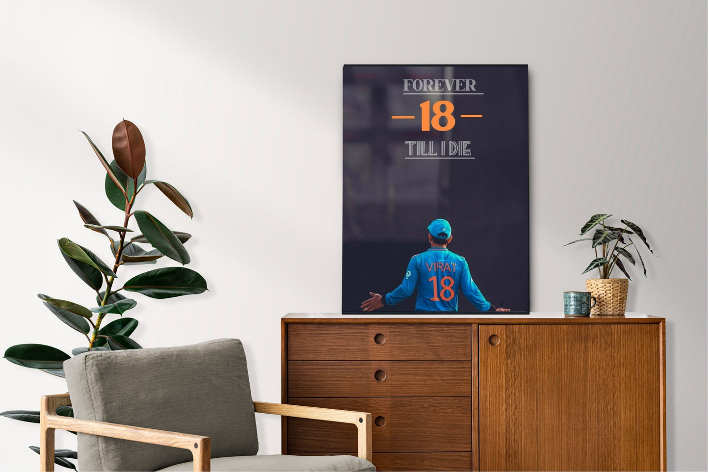 Virat Kohli Photo Frame, Poster Canvas  – Premium Cricket Memorabilia