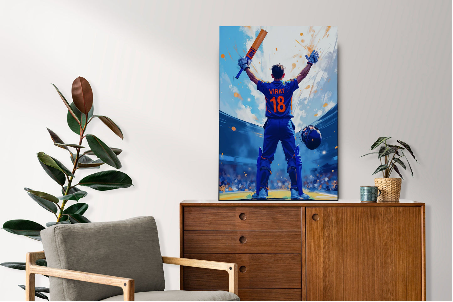 Virat Kohli Photo Frame, Poster Canvas  – Premium Cricket Memorabilia