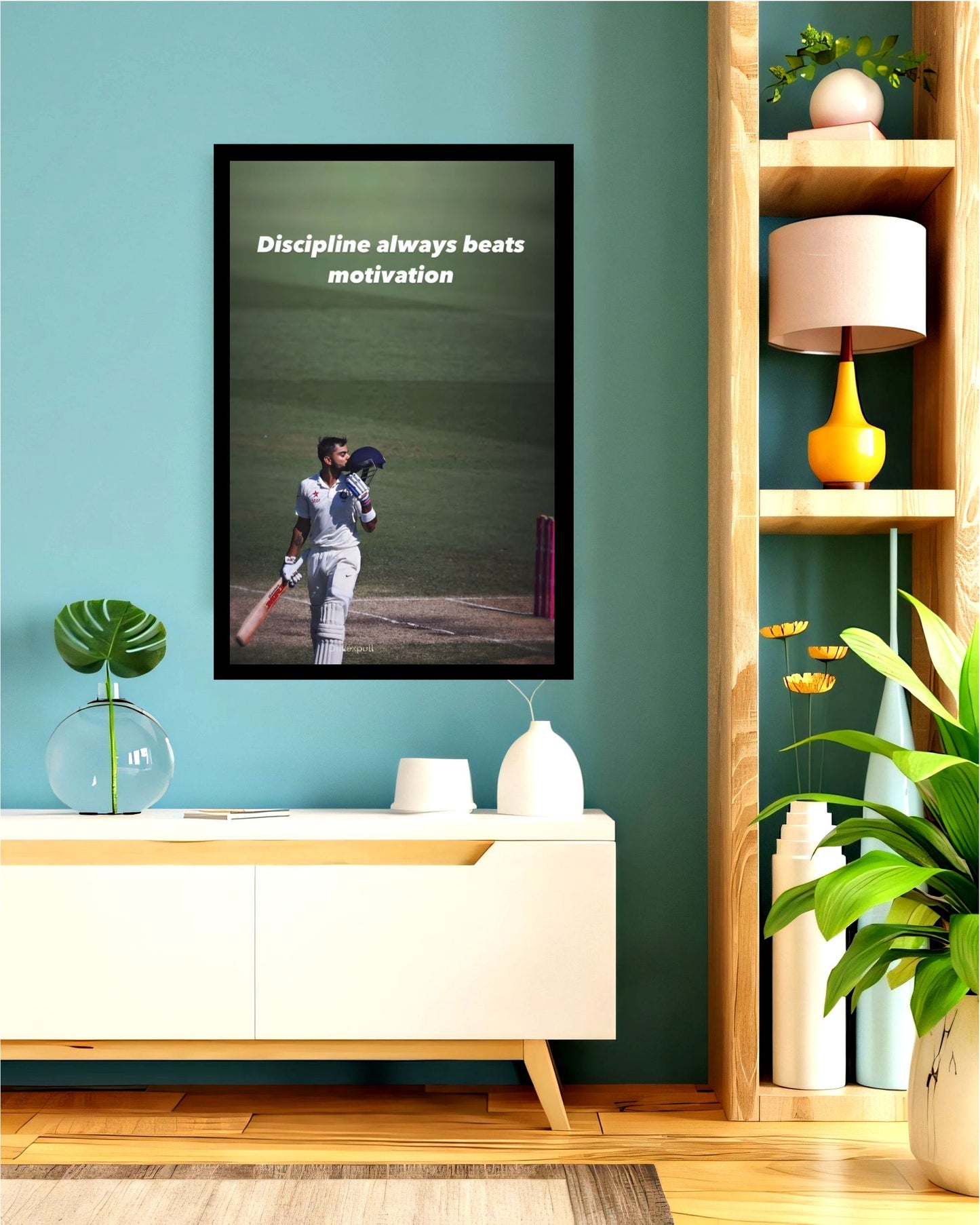 Virat Kohli Photo Frame, Poster Canvas  – Premium Cricket Memorabilia