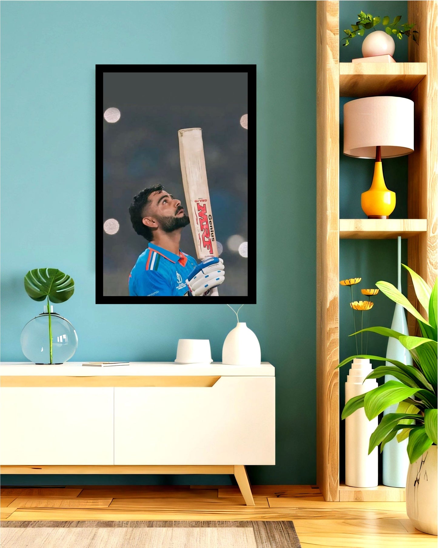 Virat Kohli Photo Frame, Poster Canvas  – Premium Cricket Memorabilia