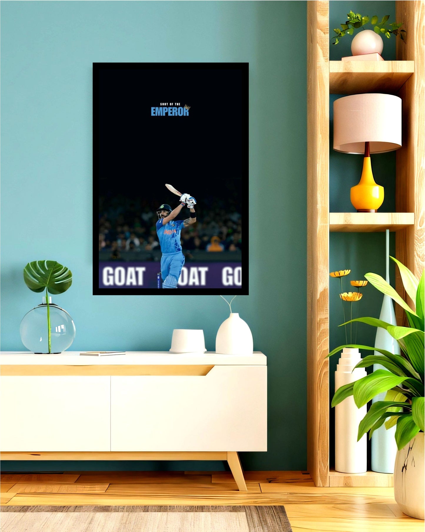 Virat Kohli Photo Frame, Poster Canvas  – Premium Cricket Memorabilia