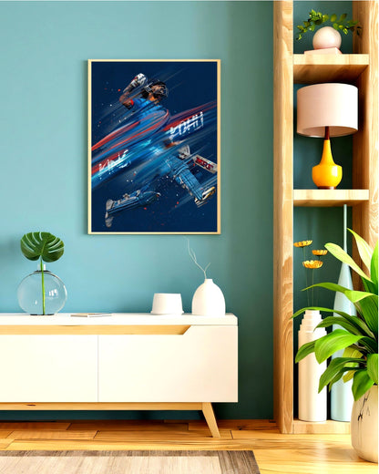 Virat Kohli Photo Frame, Poster Canvas  – Premium Cricket Memorabilia