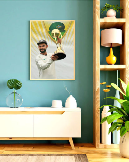 Virat Kohli Photo Frame, Poster Canvas  – Premium Cricket Memorabilia