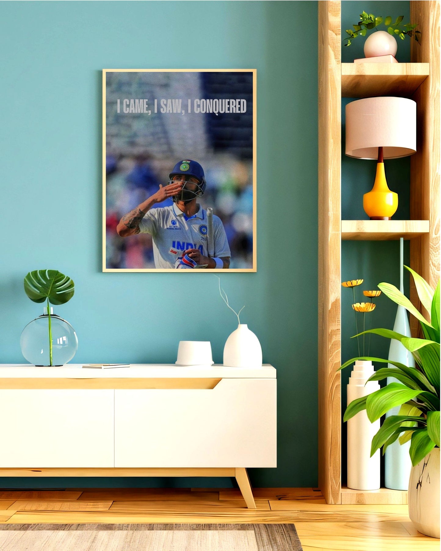 Virat Kohli Photo Frame, Poster Canvas  – Premium Cricket Memorabilia