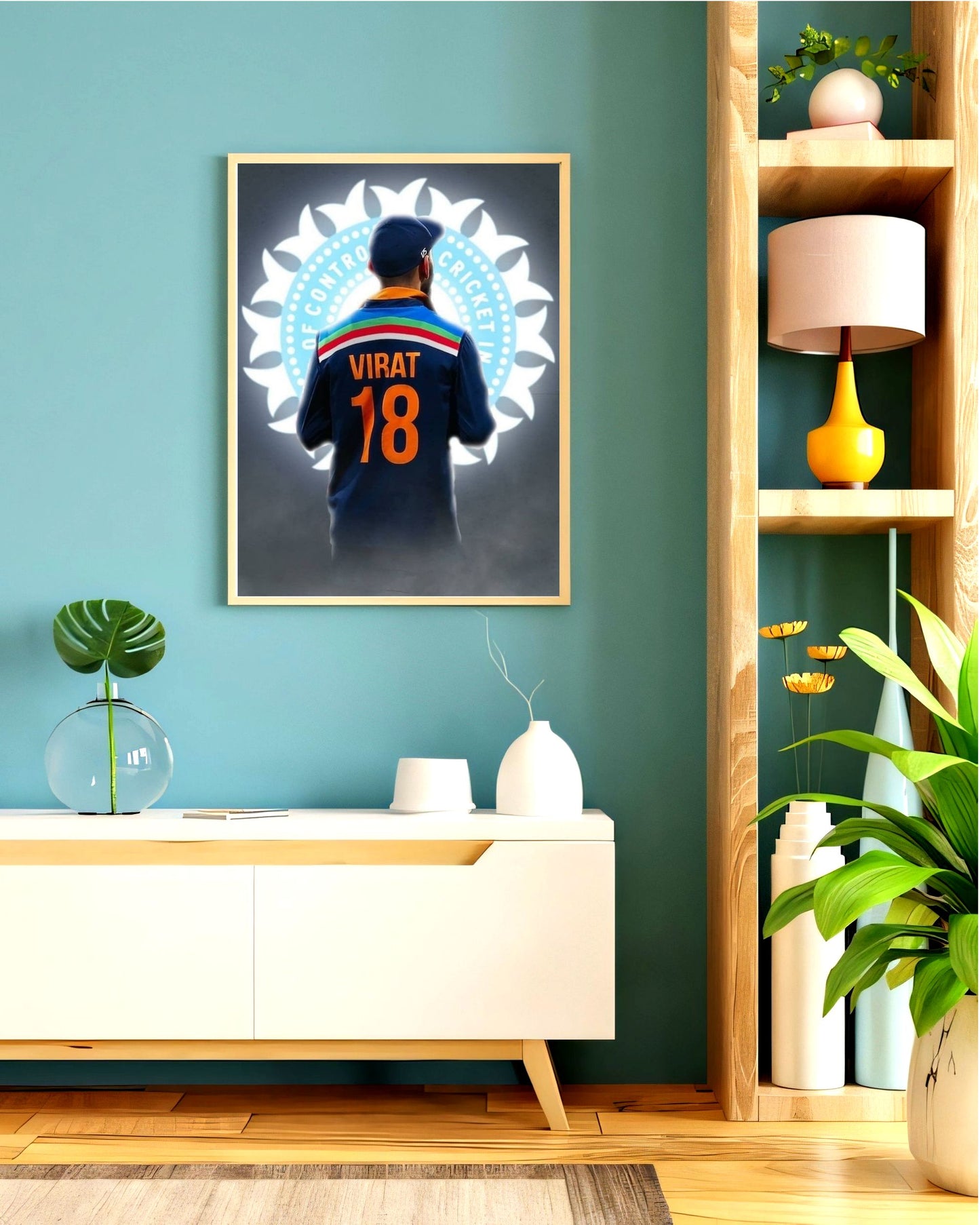 Virat Kohli Photo Frame, Poster Canvas  – Premium Cricket Memorabilia