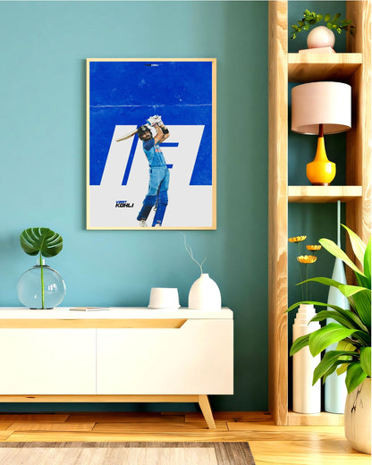 Virat Kohli Photo Frame, Poster Canvas  – Premium Cricket Memorabilia