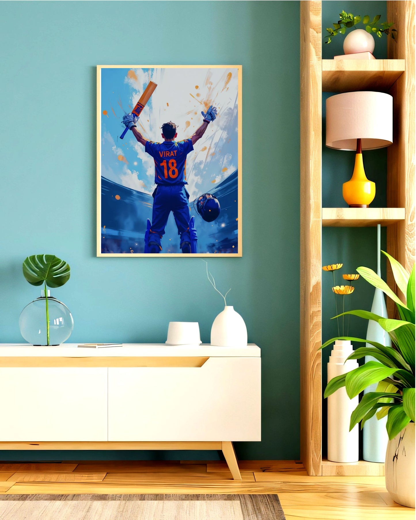 Virat Kohli Photo Frame, Poster Canvas  – Premium Cricket Memorabilia