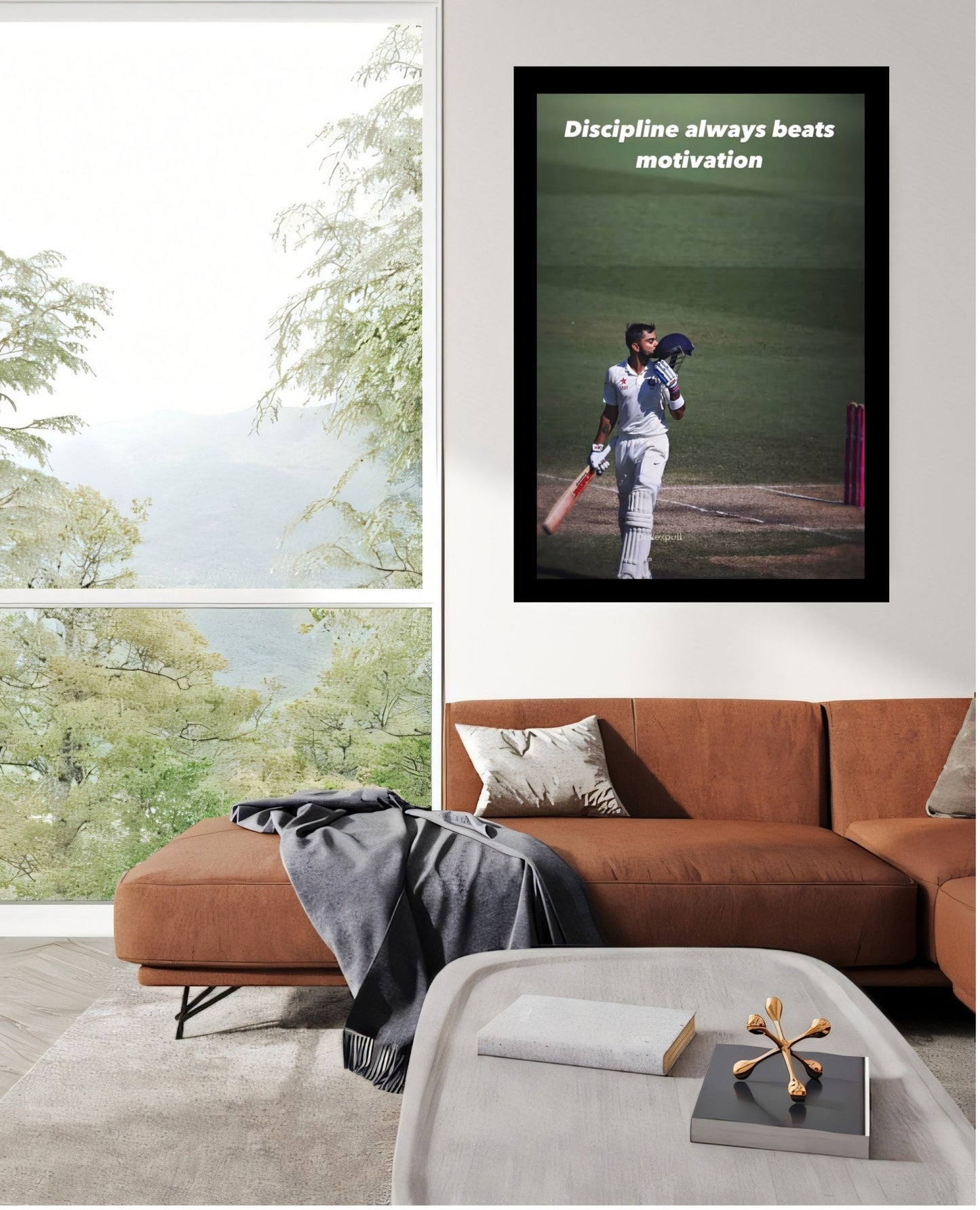 Virat Kohli Photo Frame, Poster Canvas  – Premium Cricket Memorabilia