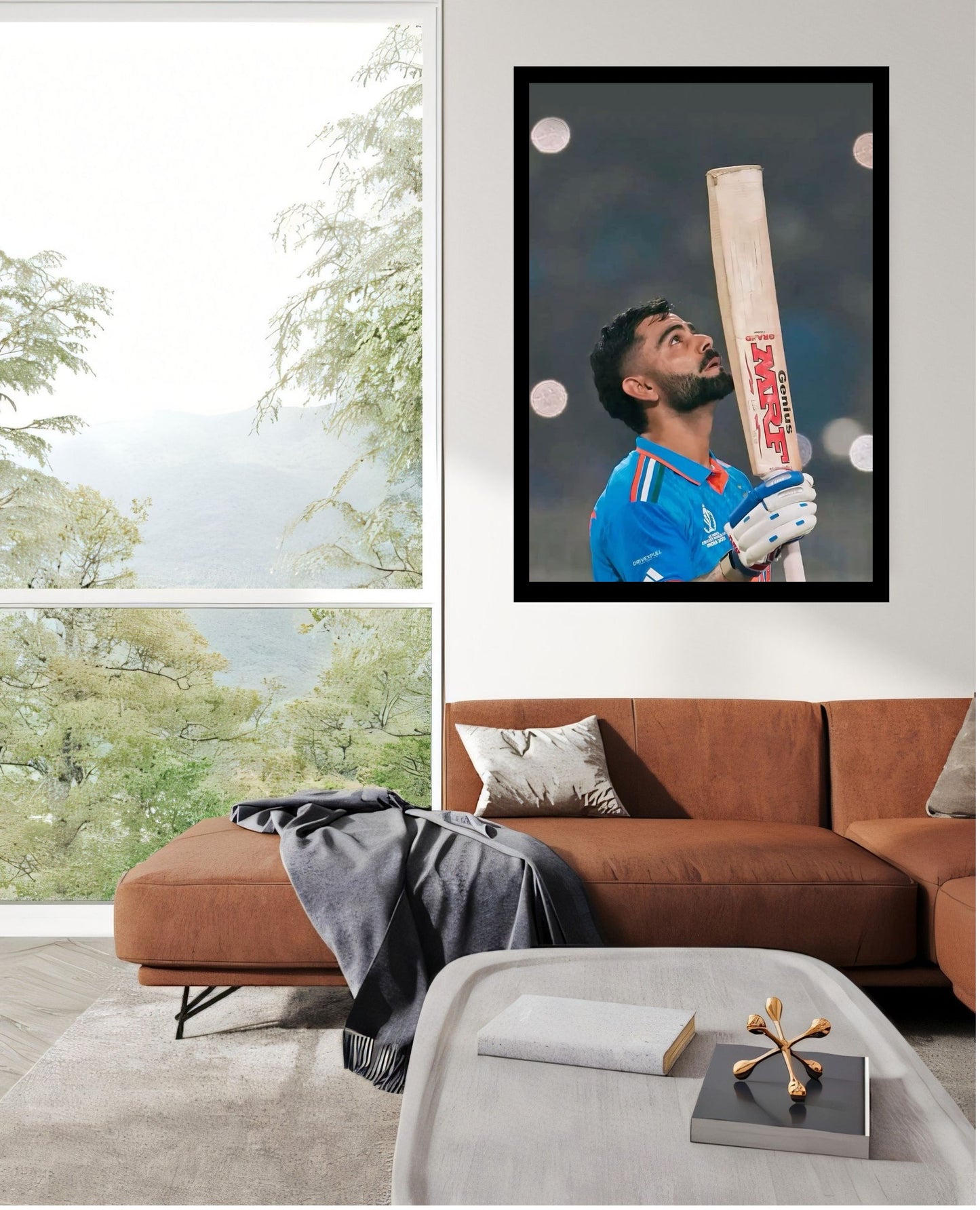 Virat Kohli Photo Frame, Poster Canvas  – Premium Cricket Memorabilia