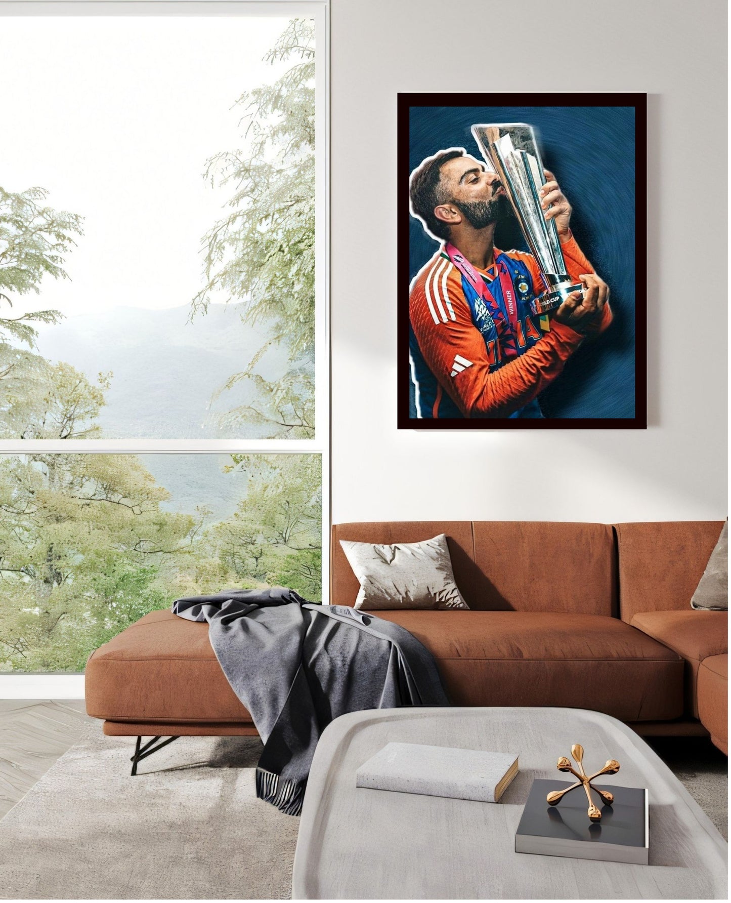 Virat Kohli Photo Frame, Poster Canvas  – Premium Cricket Memorabilia