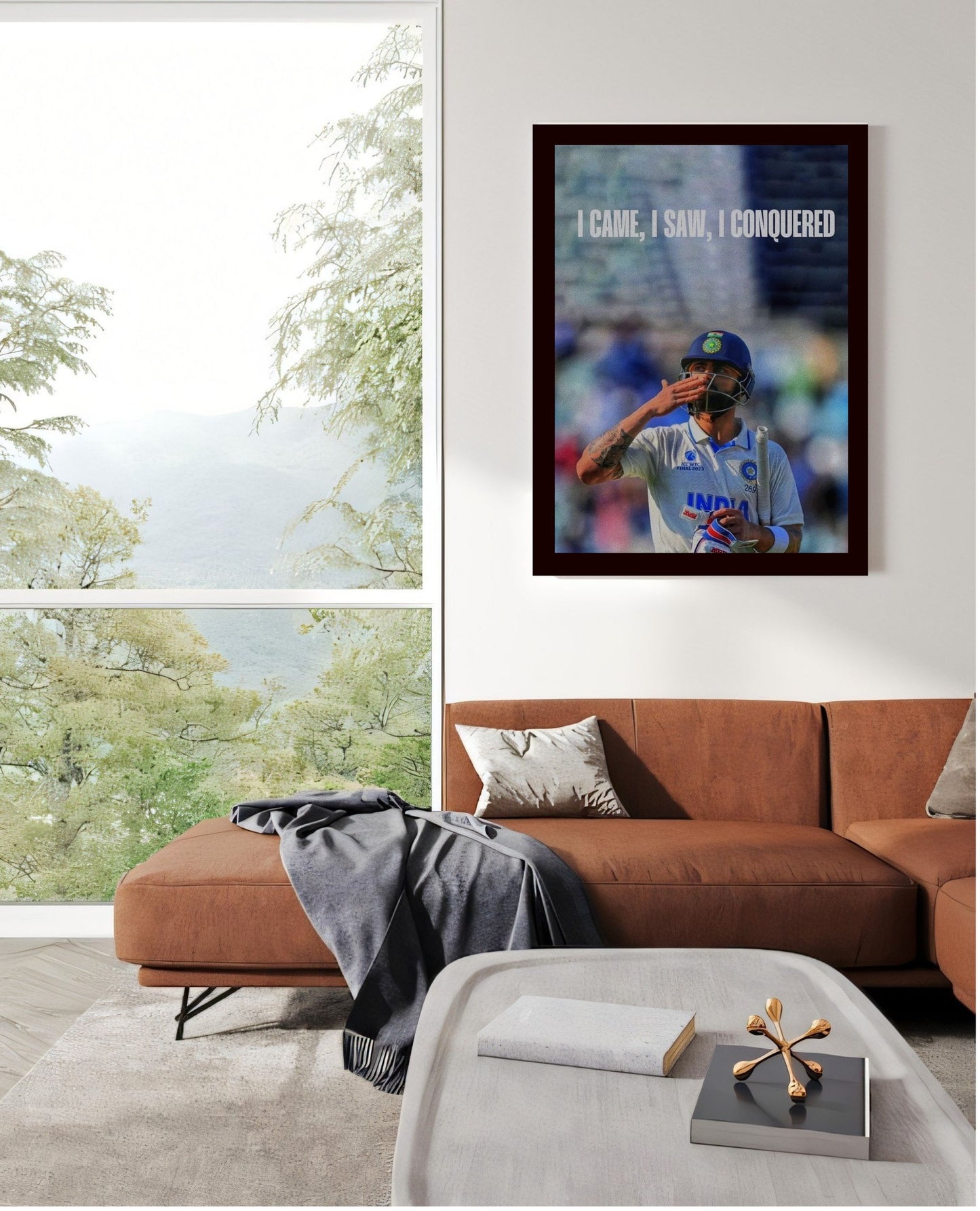 Virat Kohli Photo Frame, Poster Canvas  – Premium Cricket Memorabilia